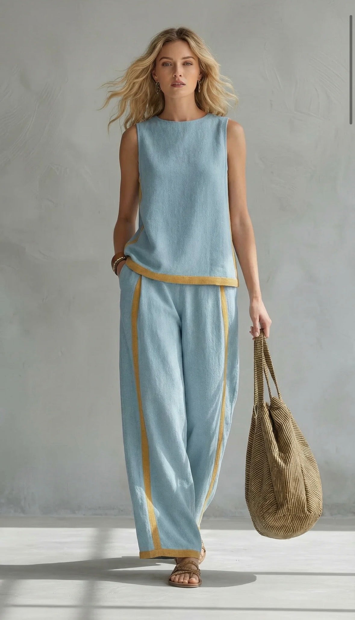 ENSEMBLE DEUX PIÈCES ÉLÉGANT LEYLA