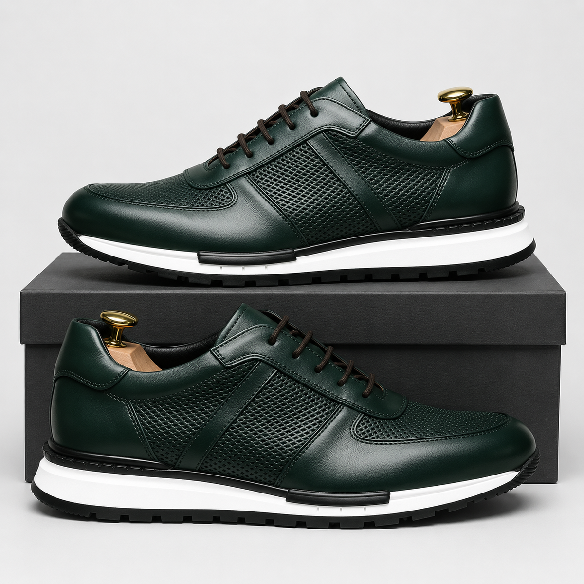 SNEAKERS EN CUIR DAVID MILLER