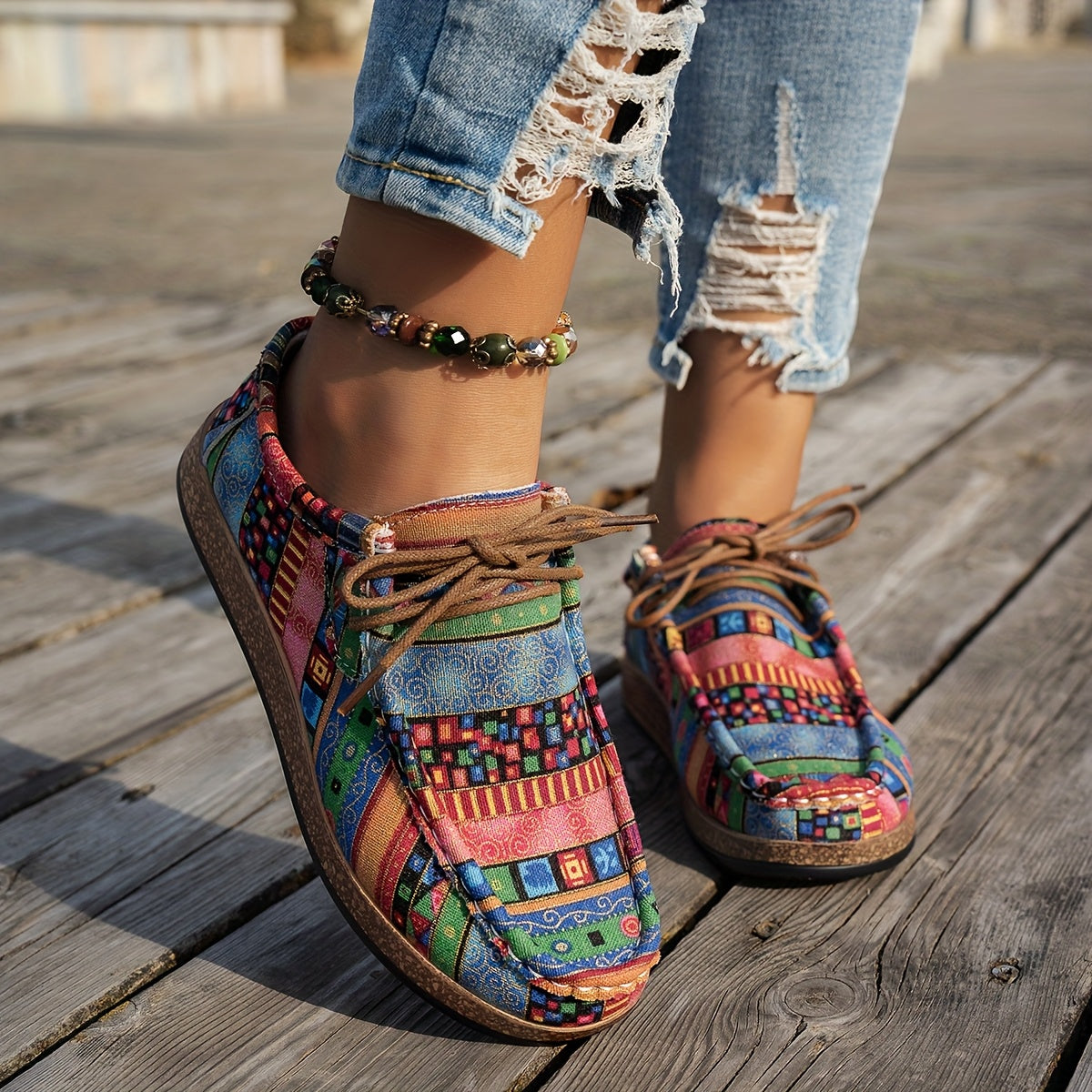 CHAUSSURES RÉTRO COLORÉES