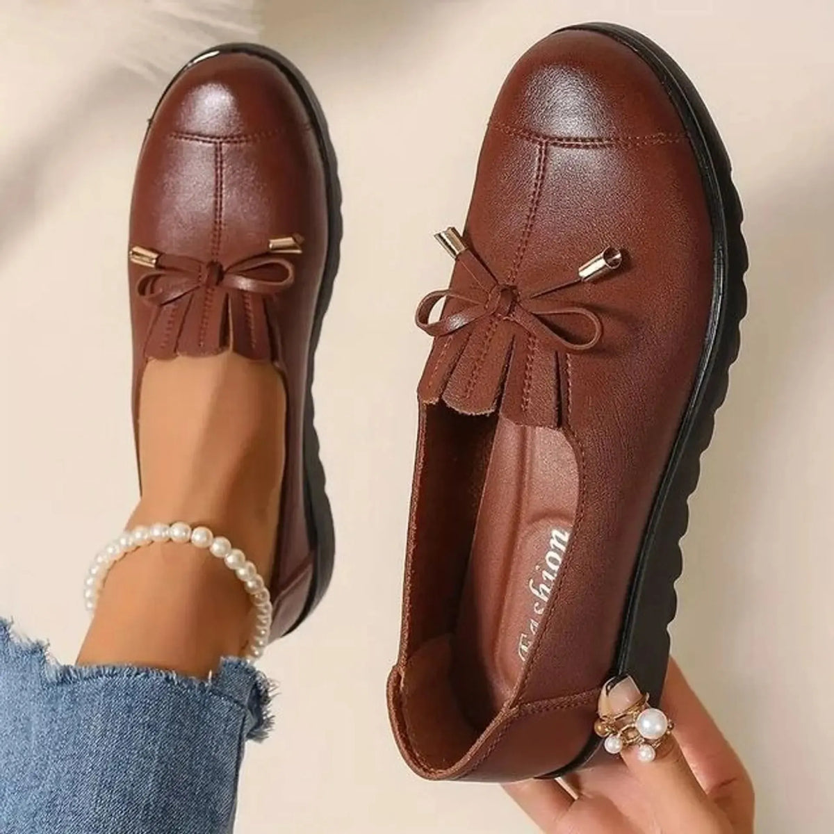 Mocassins confort à soutien intégral