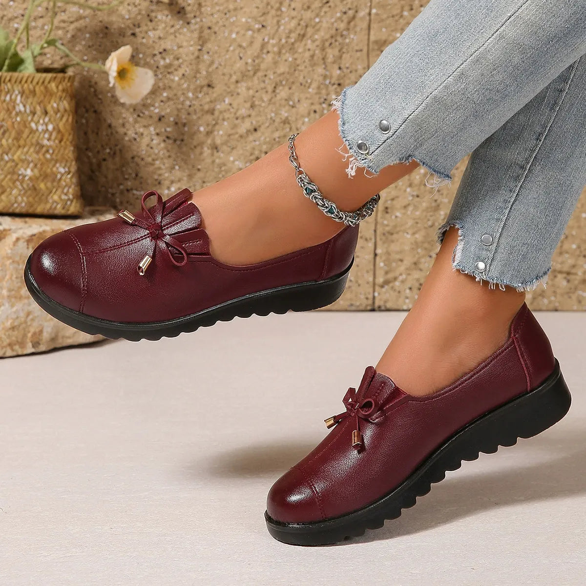 Mocassins confort à soutien intégral