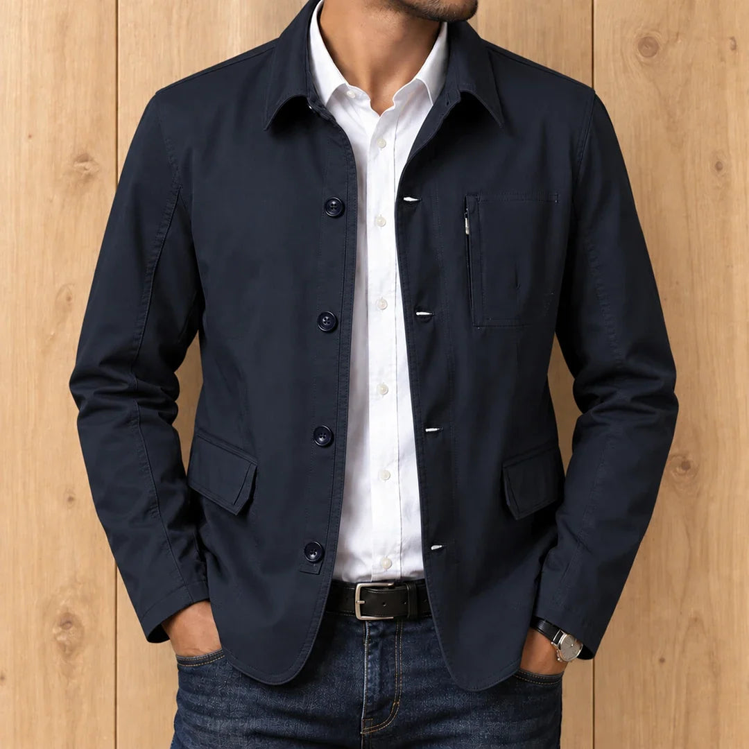 VESTE CASUAL À LA COUPE NETTE