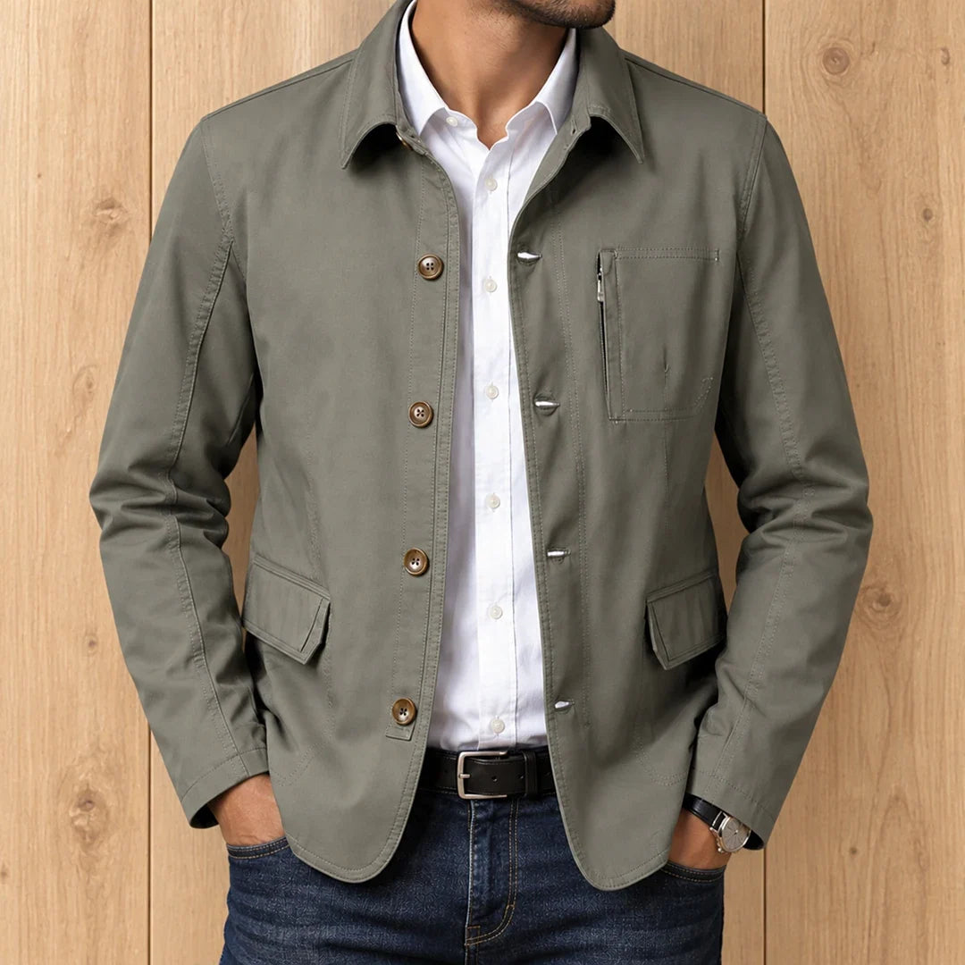 VESTE CASUAL À LA COUPE NETTE