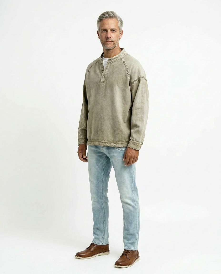 CHEMISE HENLEY VINTAGE