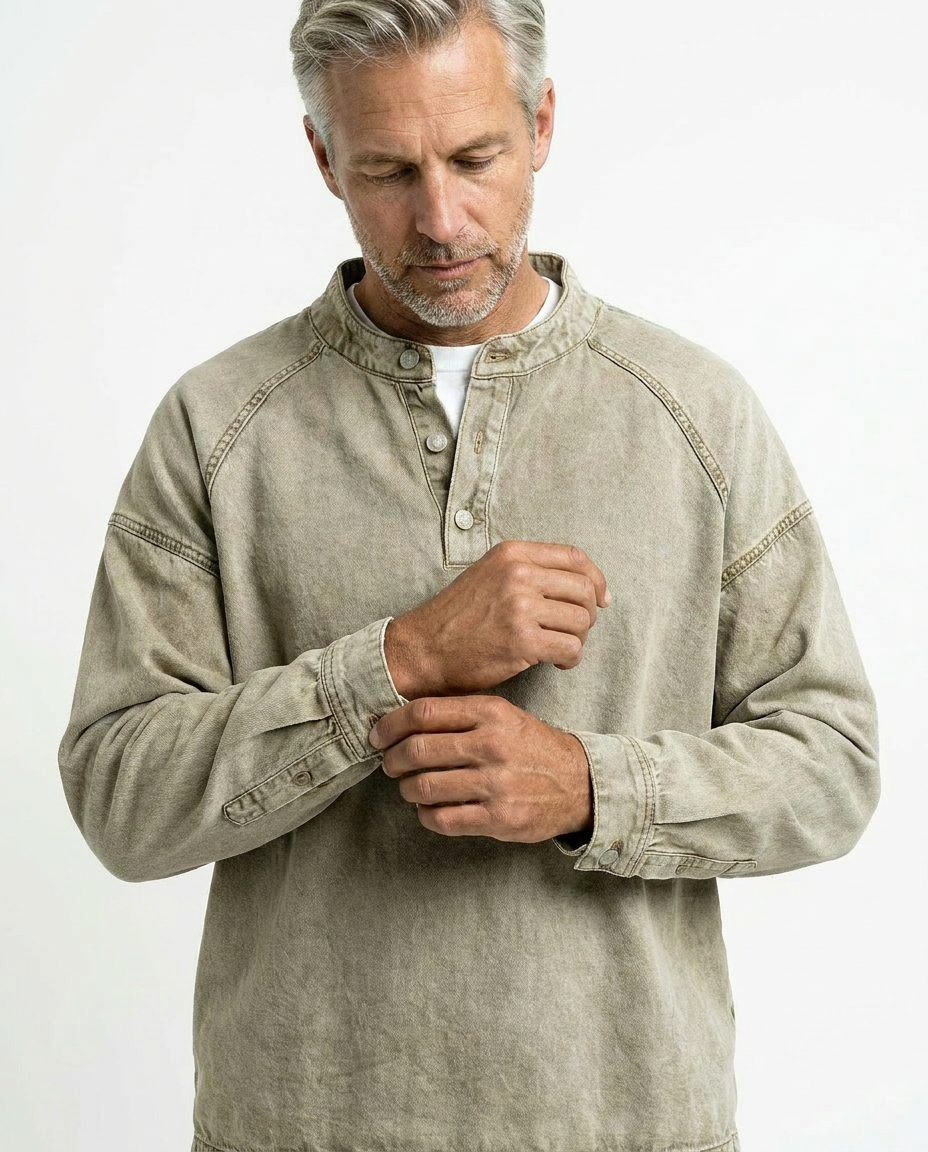 CHEMISE HENLEY VINTAGE