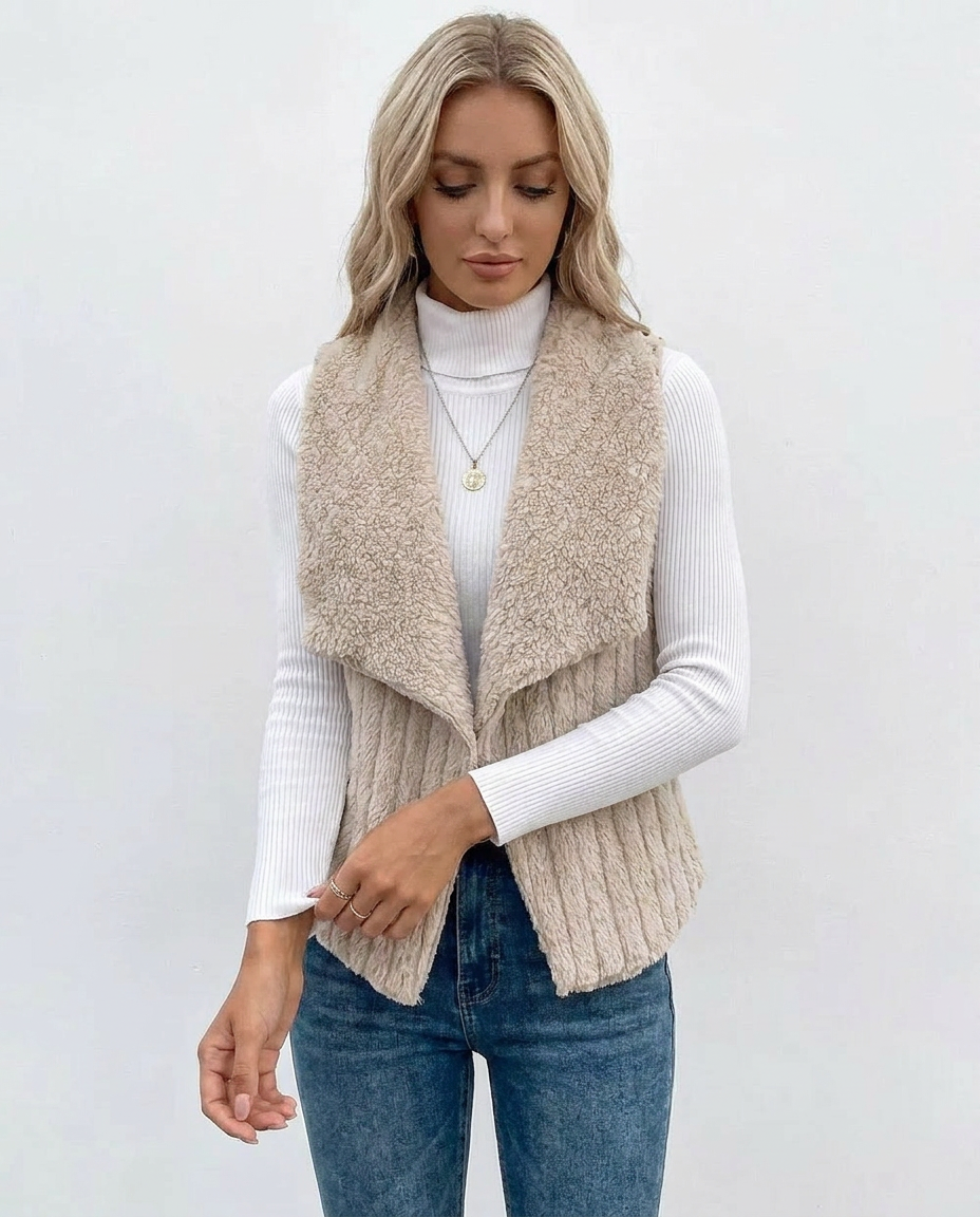 MANTEAU GILET OUVERT