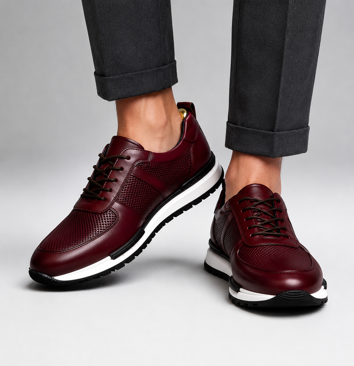 SNEAKERS EN CUIR DAVID MILLER
