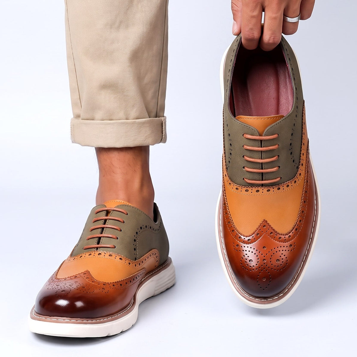 OXFORDS EN CUIR BERNARD