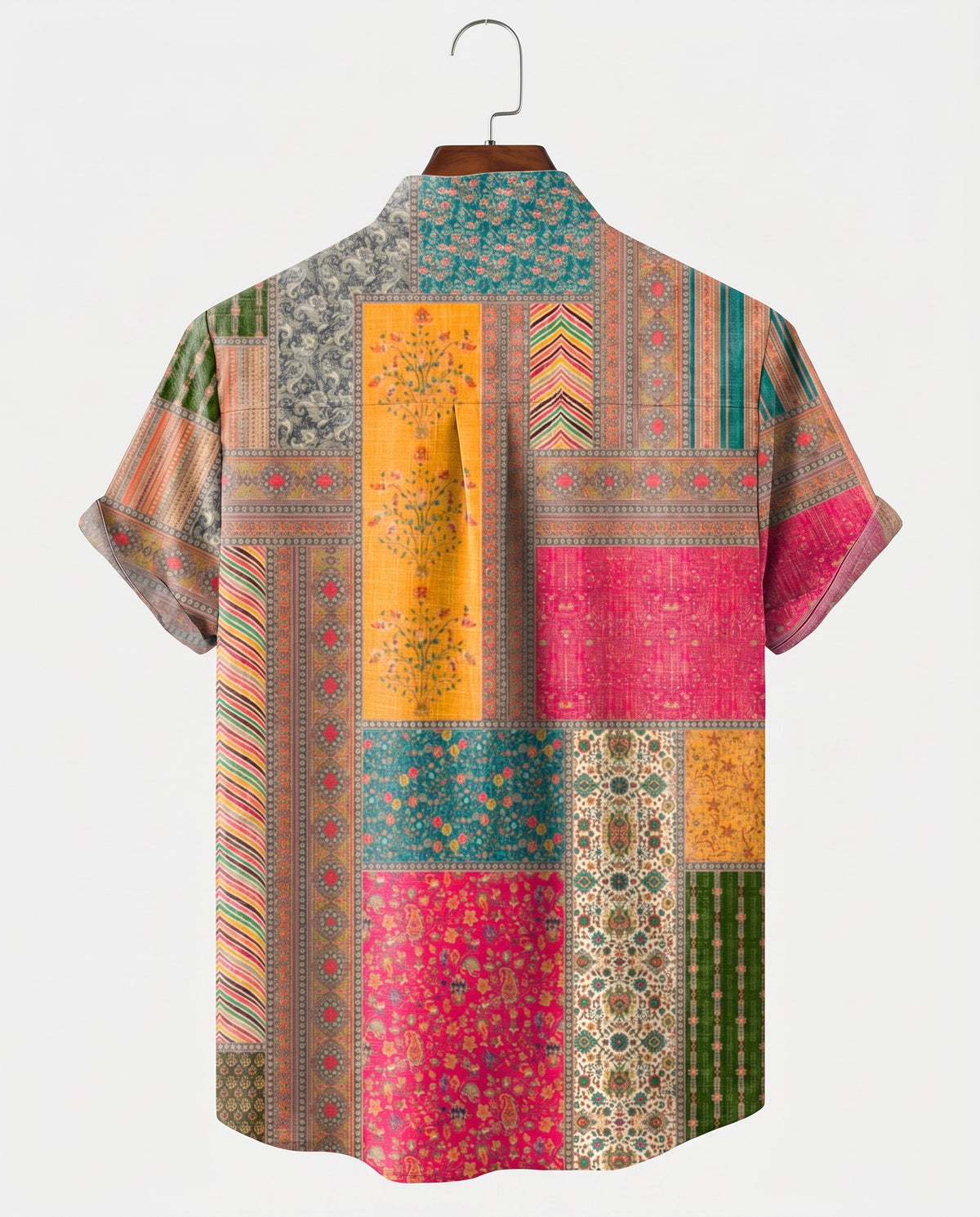 CHEMISE DÉCONTRACTÉE IMPRIMÉ PATCHWORK