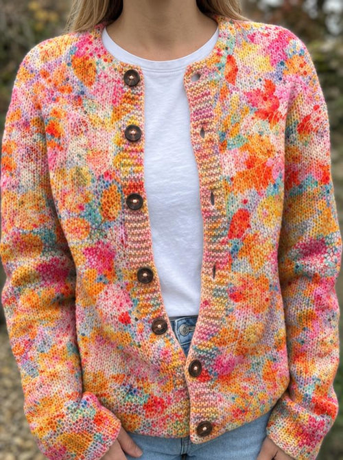 CARDIGAN CONFETTIS FLEURIS