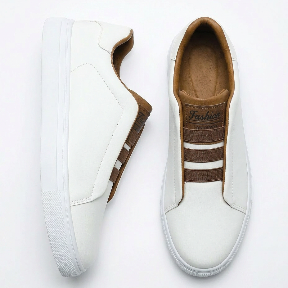 BASKETS EN CUIR CHRISTIAN